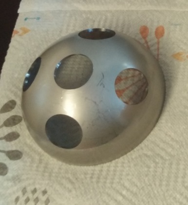Hemisphere with 5 holes