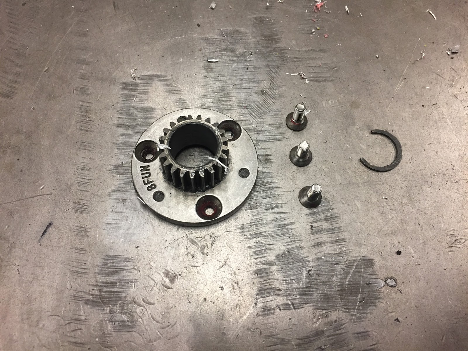 The removed gear
